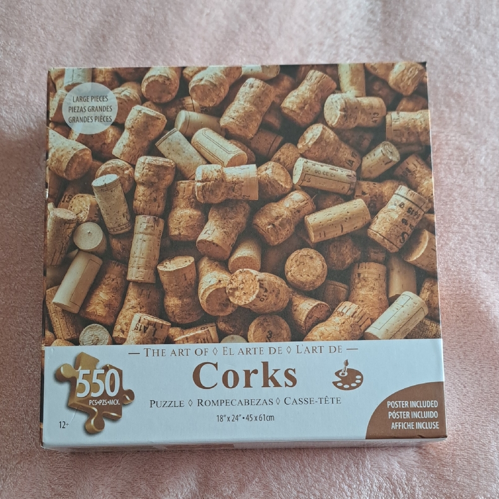 Corkys Corks 550-Piece Puzzle - Brown